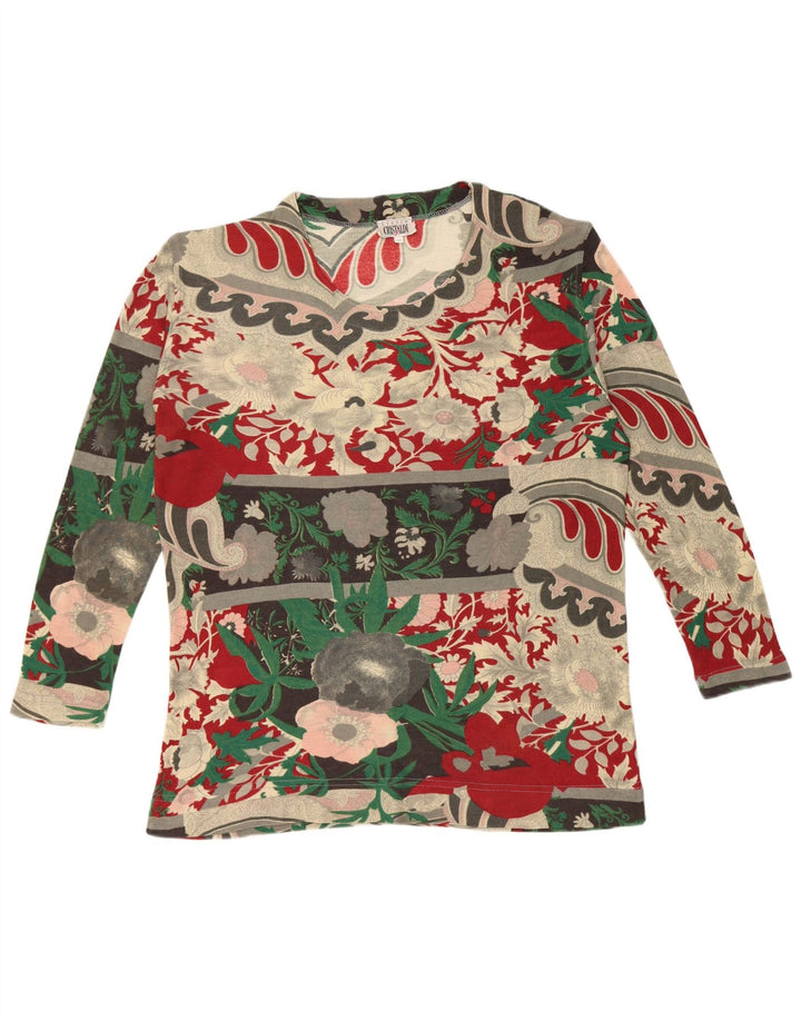 Bluză Cristaldi pentru femei, cu croiala lejeră, UK 14 Medium, multicoloră, florală