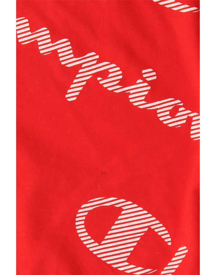 Tricou grafic pentru bărbați CHAMPION Top mare bumbac roșu