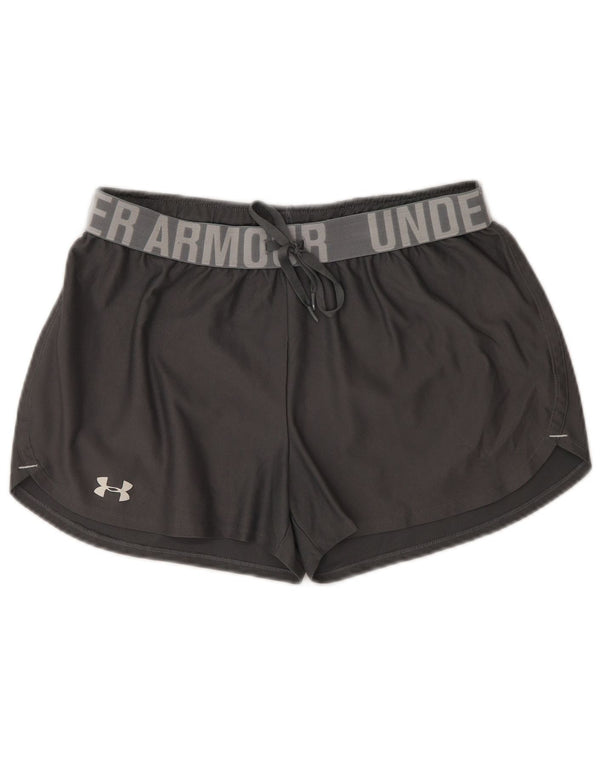Pantaloni scurți de înot Under Armour pentru femei Heat Gear Graphic UK 14 Medium Gri