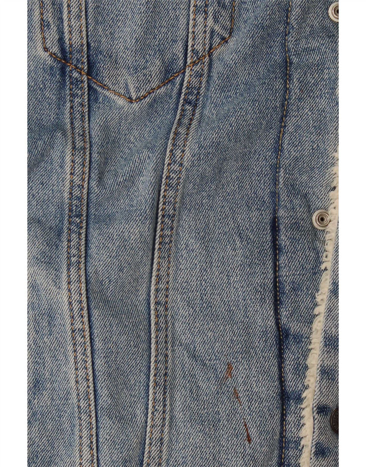 Jachetă pentru bărbați Levi's Sherpa Denim UK 40 Large Blue