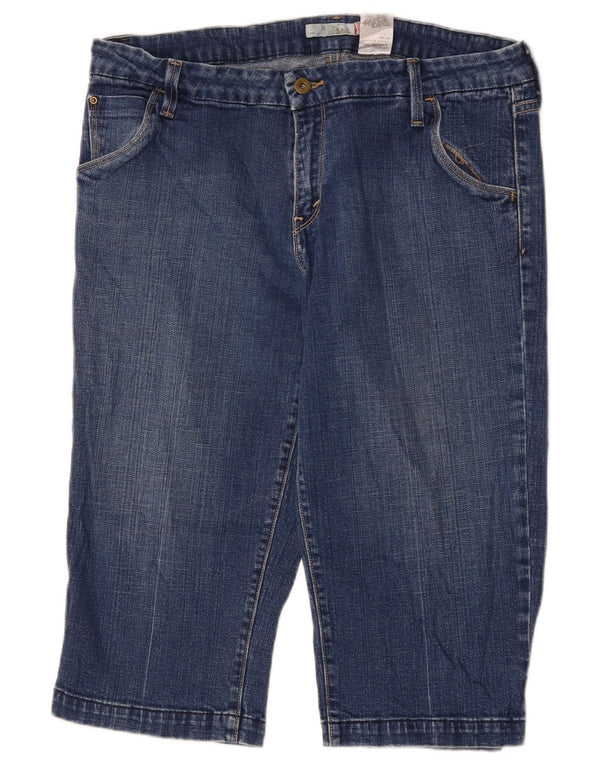 Blugi Levi's 545 Capri pentru femei US 14 XL W36 L18 albastru bumbac