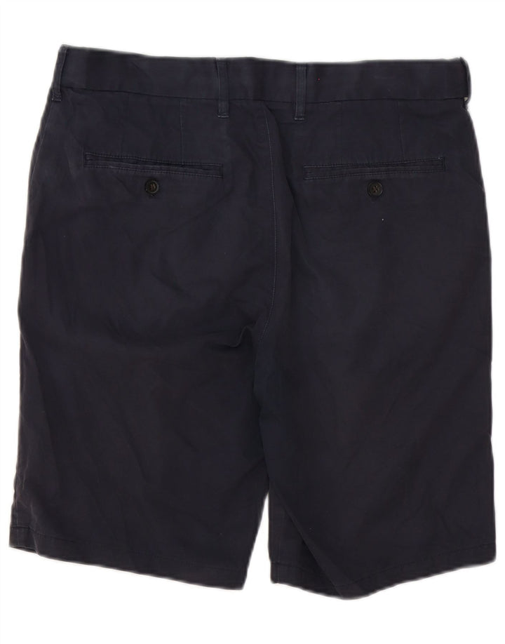 Pantaloni scurți chino pentru bărbați Marks & Spencer W32, bumbac bleumarin mediu