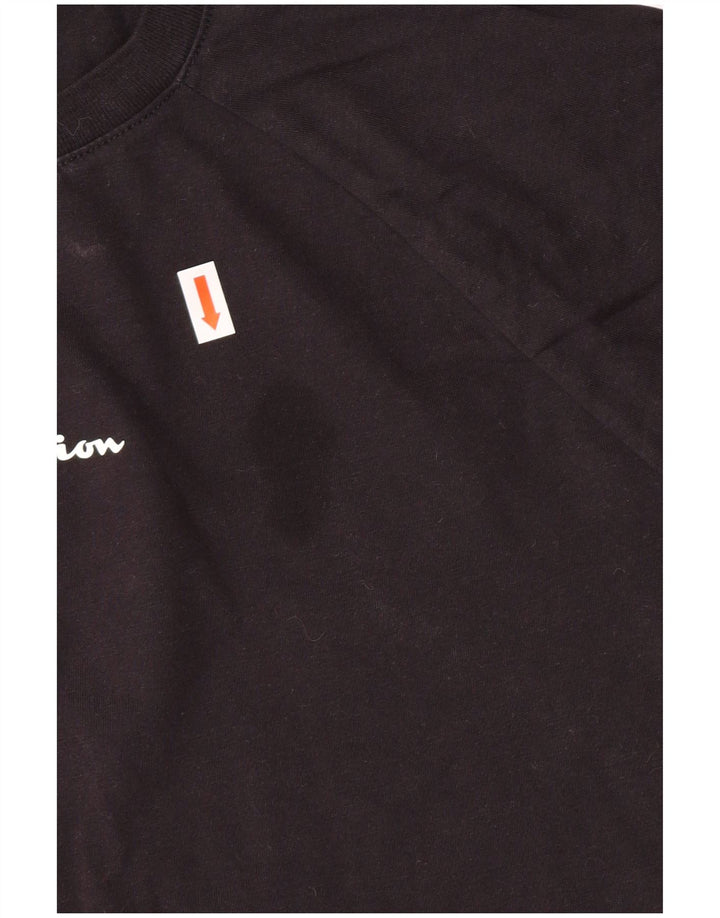 Tricou grafic Champion pentru femei Top XL bumbac negru