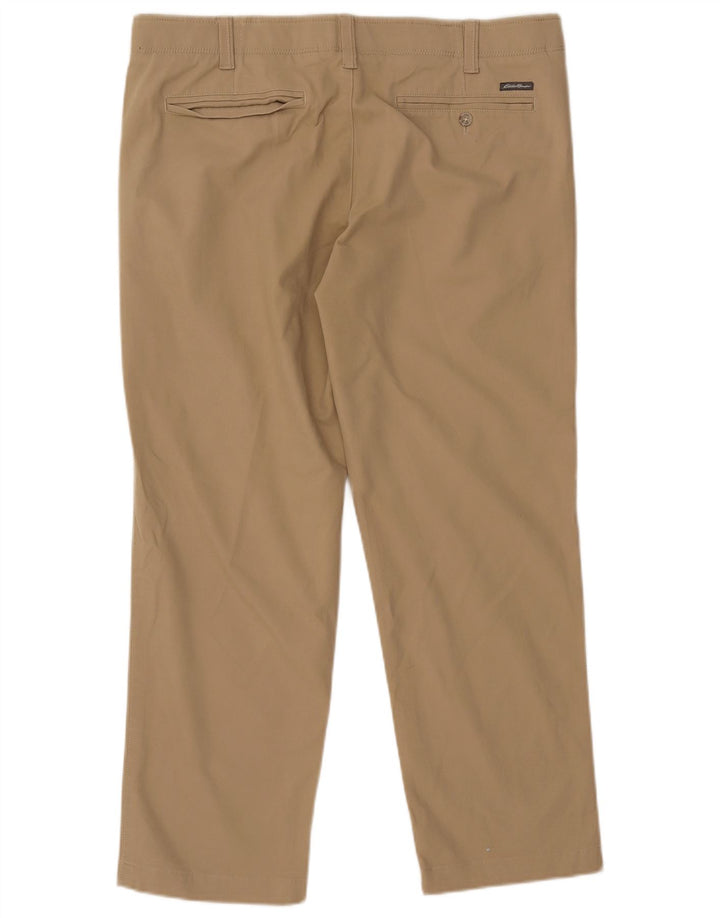 Pantaloni chino drepți pentru bărbați EDDIE BAUER L38 L30 bumbac bej