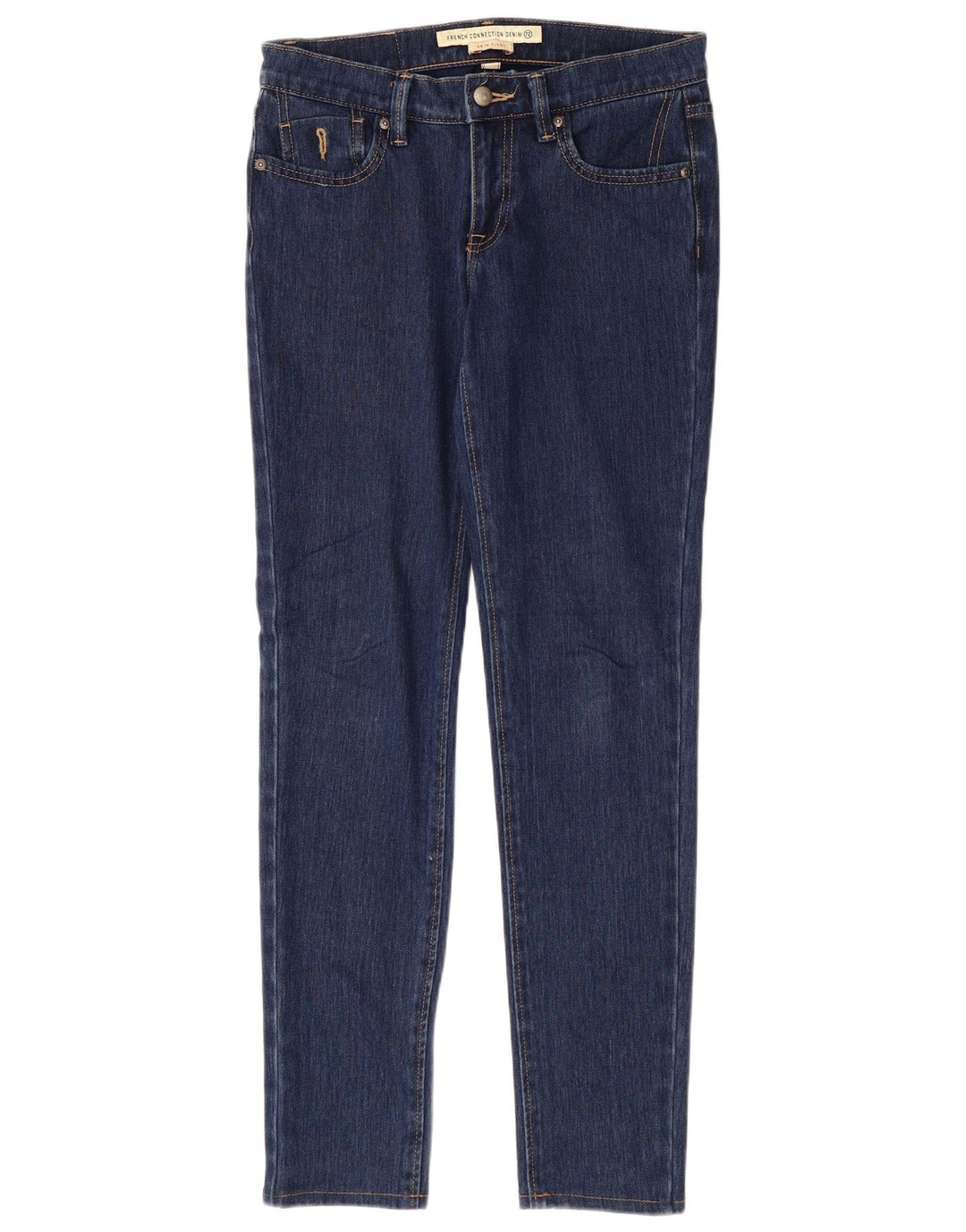 FRENCH CONNECTION Blugi skinny pentru femei UK 10 Small W28 L29 Bleumarin