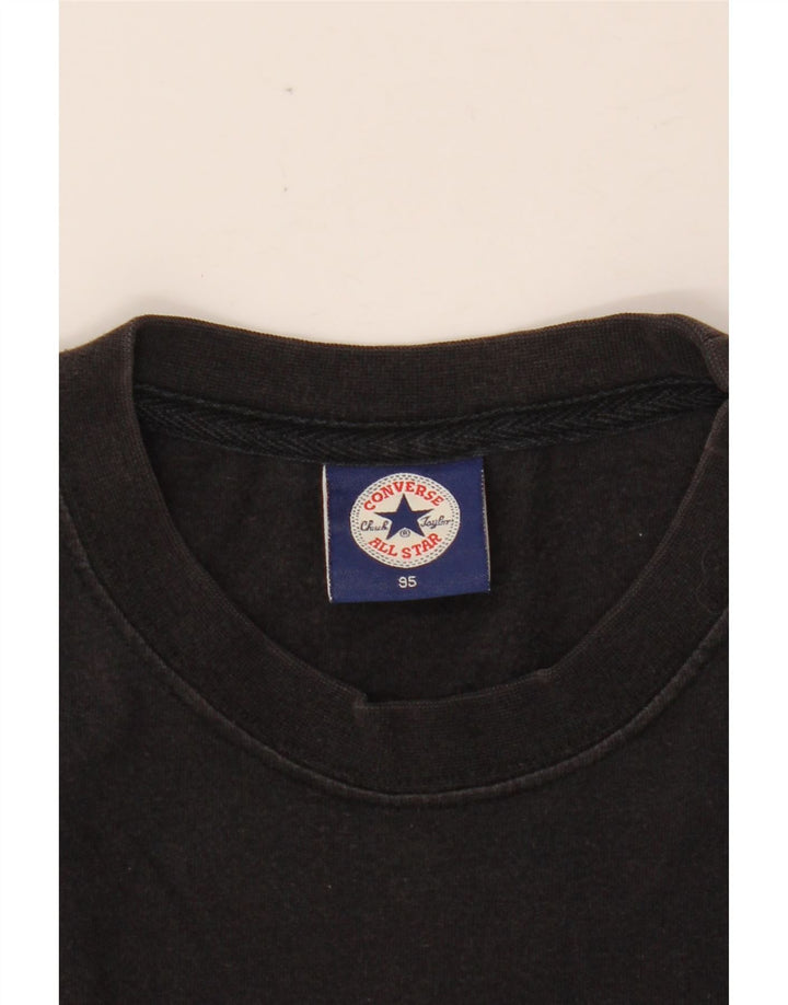 Tricou cu grafic Chuck Taylor CONVERSE pentru bărbați Top mediu negru