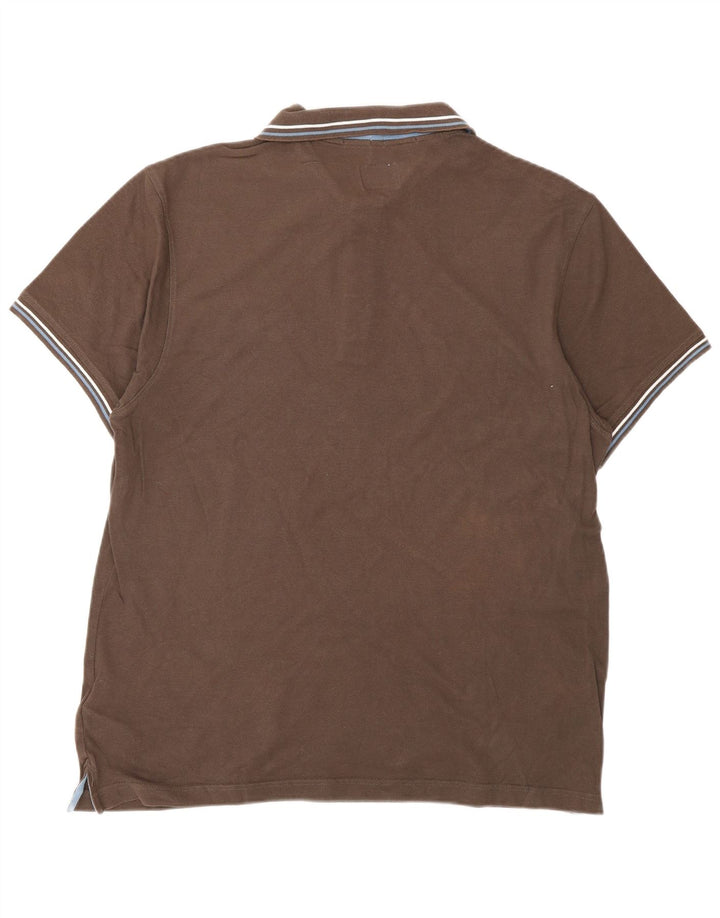 Tricou polo pentru bărbați CHAMPION Heritage Fit XL, maro, bumbac