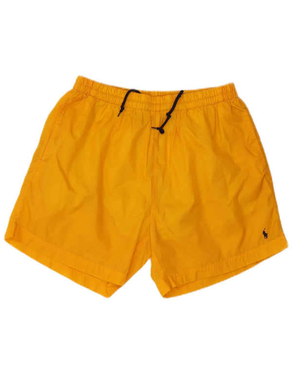 Pantaloni scurți de înot Polo Ralph Lauren pentru bărbați XL poliester galben