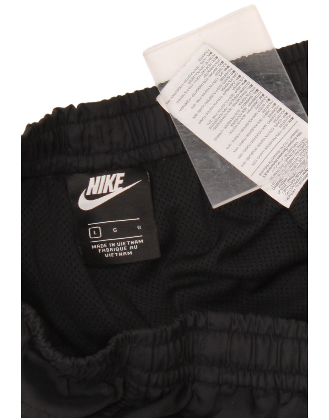 NIKE Mens Sport Shorts Large Black Polyester