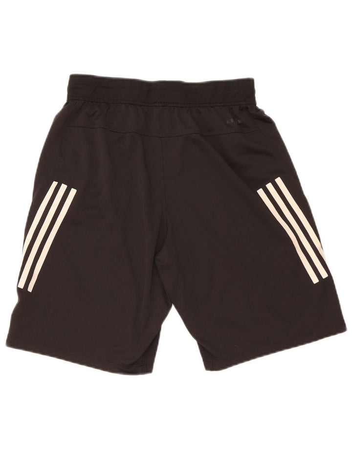 Pantaloni scurți sport Aeroready Adidas pentru bărbați, poliester negru mic