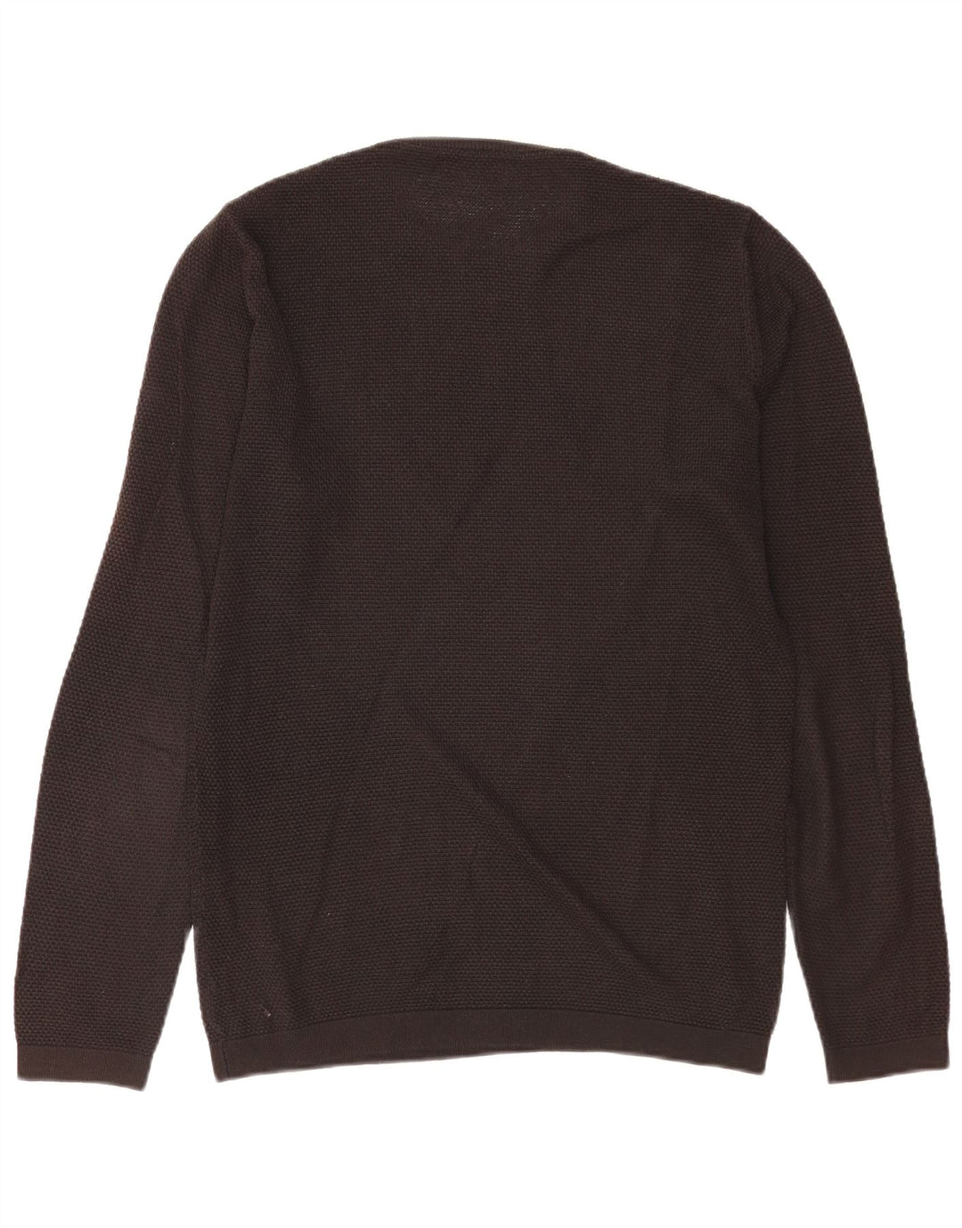 Pulover pentru bărbați Zara, cu decolteu, mediu, negru, acrilic