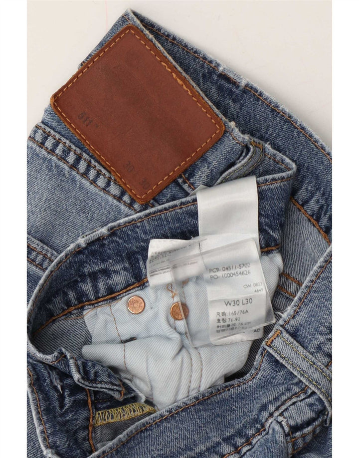 Blugi Levi's 511 Tapered Slim W30 L30 Bumbac albastru