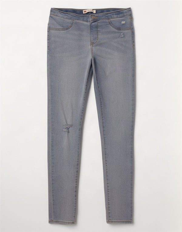 Blugi Jegging Levi's pentru fete 13-14 ani W26 L29 albastru bumbac