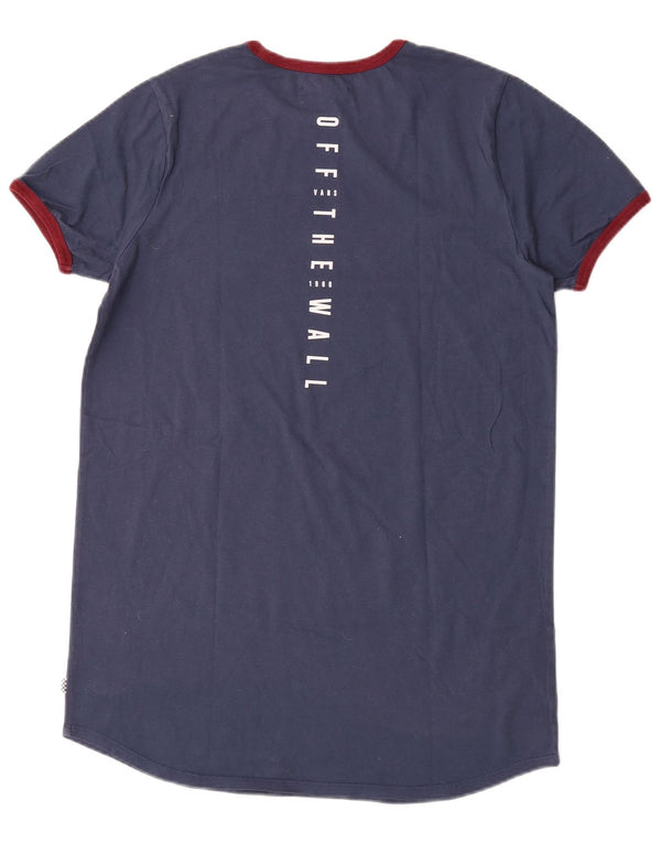 Tricou grafic înalt pentru bărbați Vans Top Mediu Bleumarin