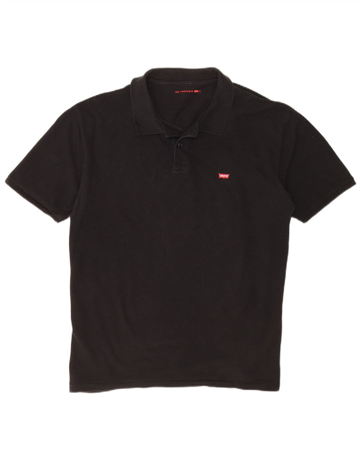 Tricou polo LEVI'S pentru bărbați 2XL bumbac negru