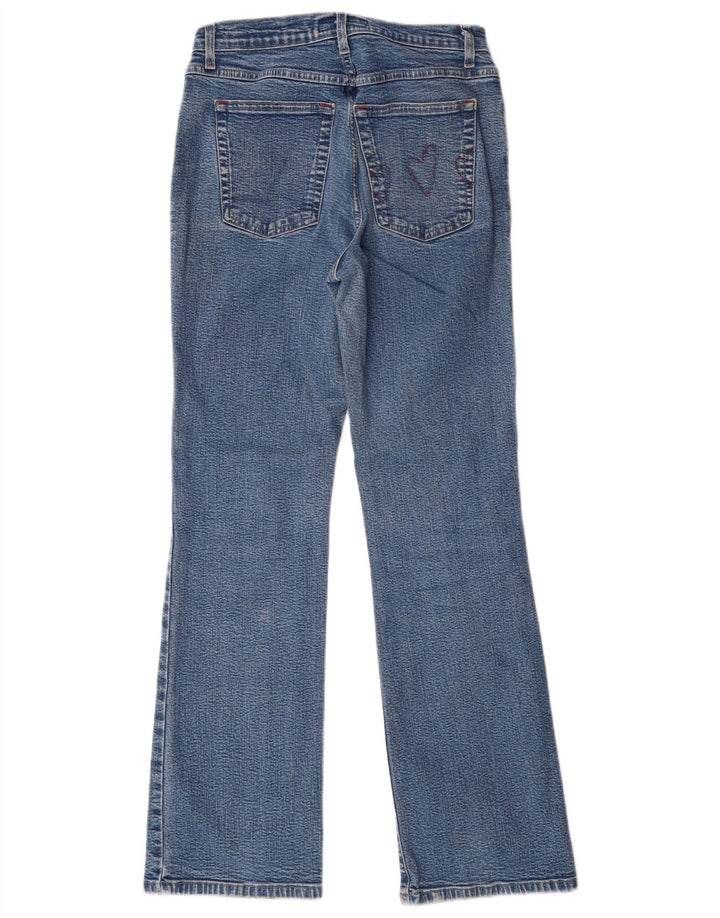 PER UNA Blugi Bootcut pentru femei UK 14 Medium W30 L30 Blue Bumbac