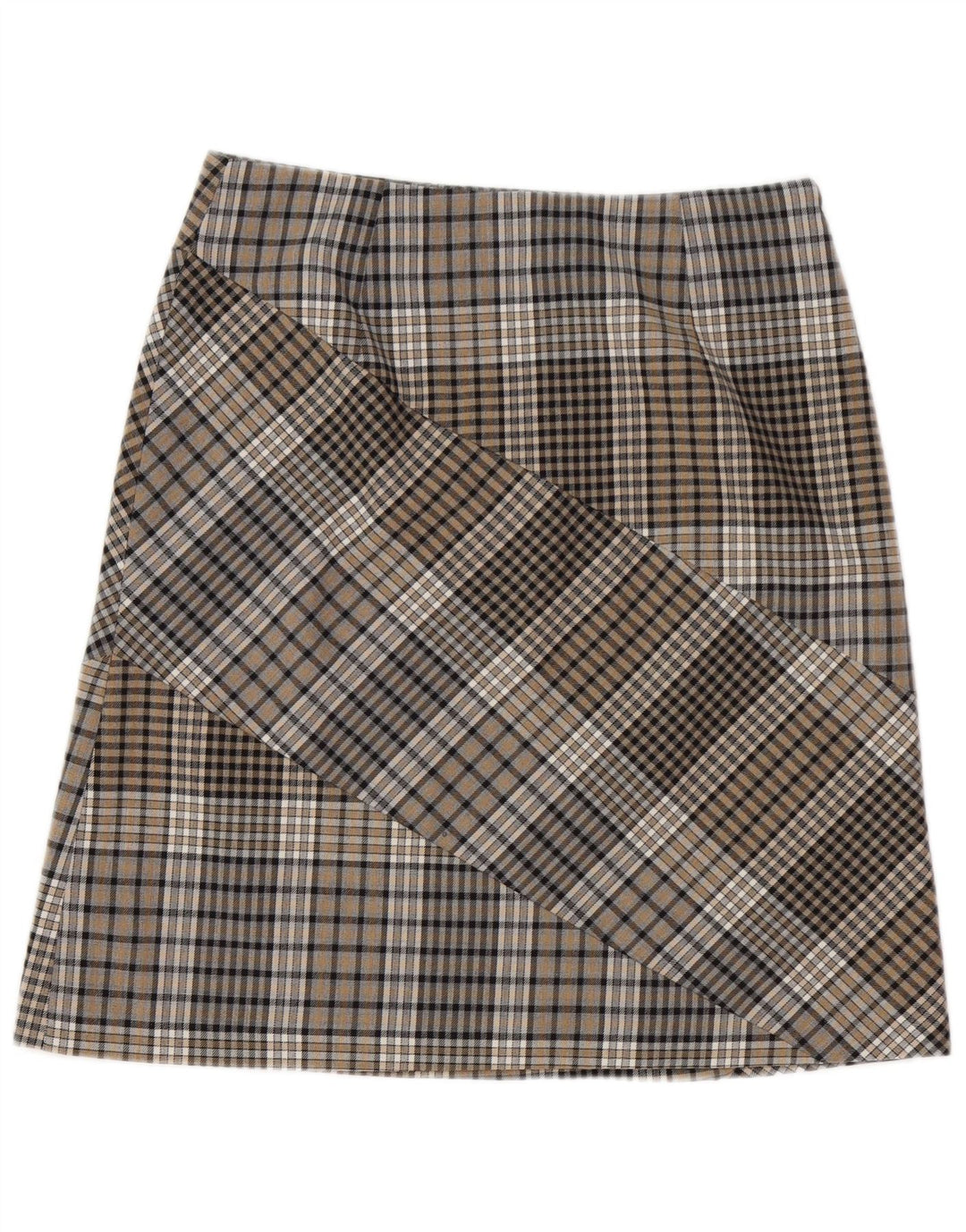 Max & Co. Fustă A-Line pentru femei W29 Maro Mediu Check