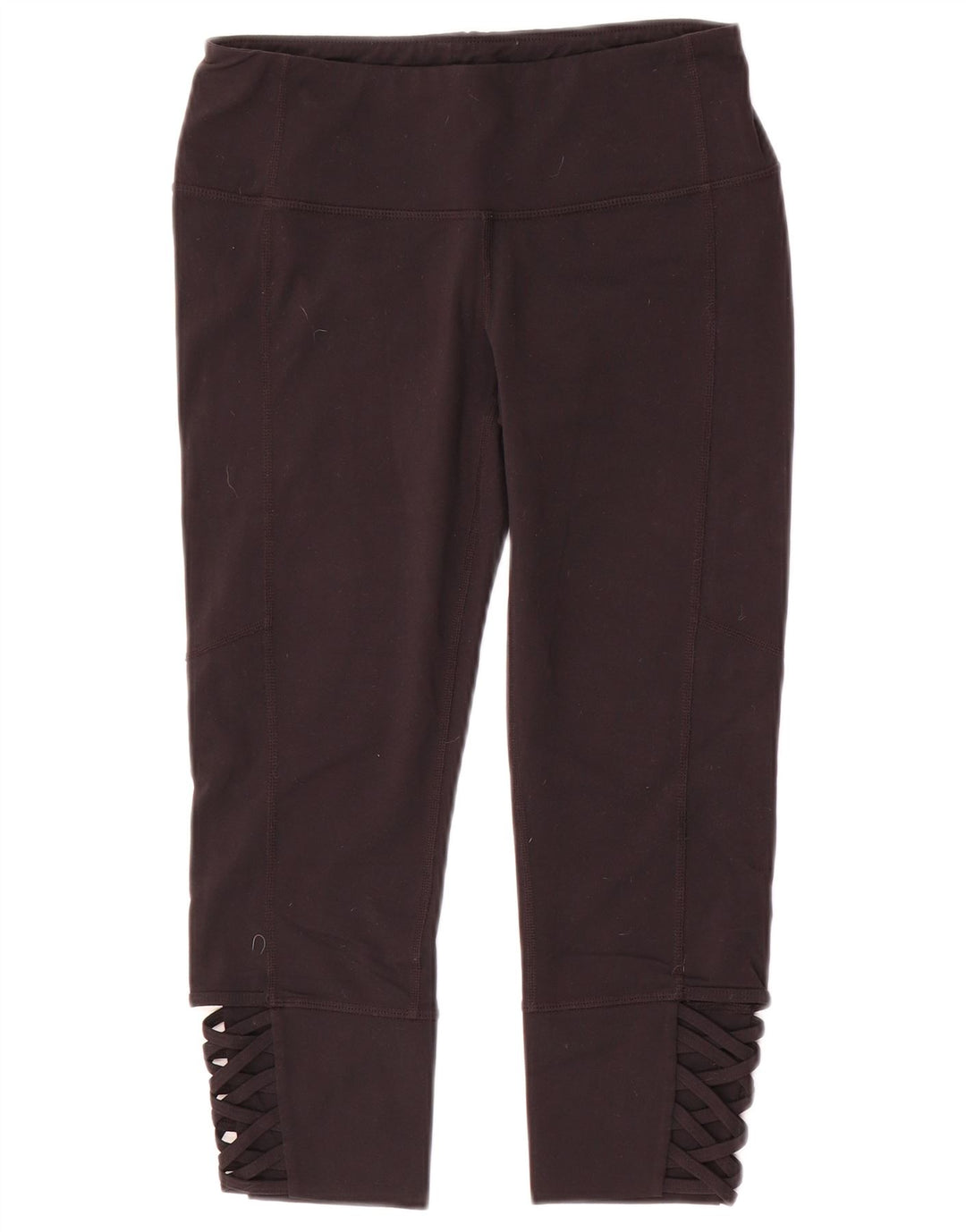 Leggings Capri pentru femei ATHLETA UK 10 Nylon negru mic