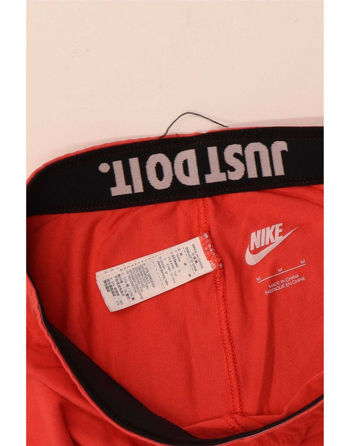 Leggings grafic Nike pentru femei UK 14, bumbac roșu mediu