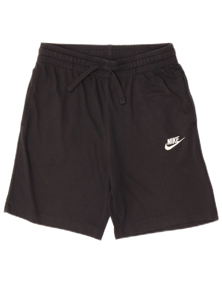 Pantaloni scurți sport Nike pentru băieți 12-13 ani, mari, negru, poliester