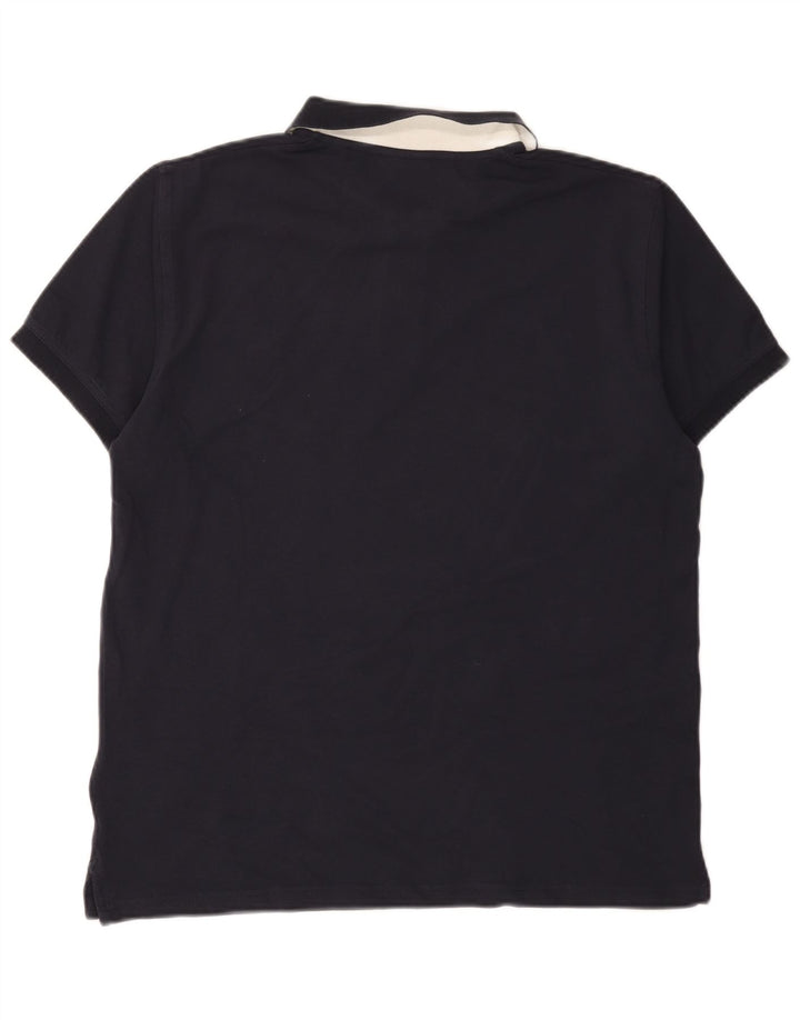 Tricou polo pentru bărbați Gant, mare, albastru bleumarin, bumbac
