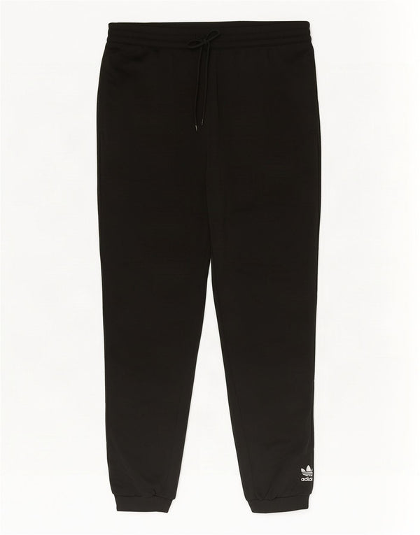 Pantaloni de trening Adidas pentru bărbați Joggeri poliester mediu negru