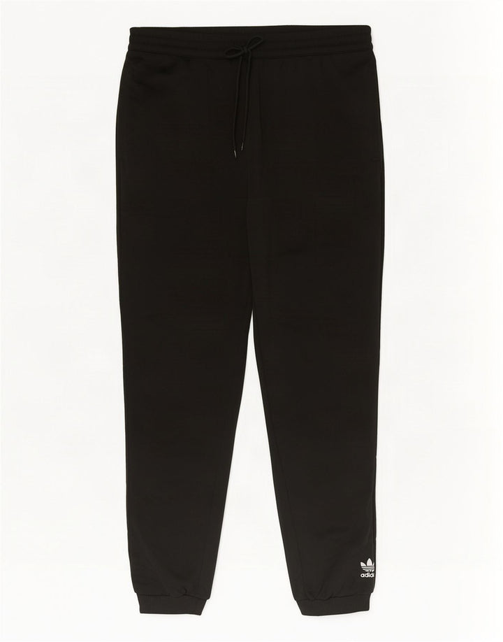 Pantaloni de trening Adidas pentru bărbați Joggeri poliester mediu negru