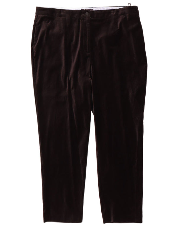 Pantaloni chino conici pentru femei Marks & Spencer UK 18 XL W38 L27 bumbac negru