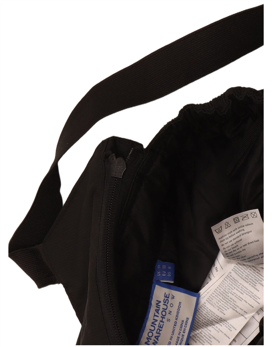 Mountain Warehouse Pantaloni de schi salopete pentru femei UK 10 Small Black