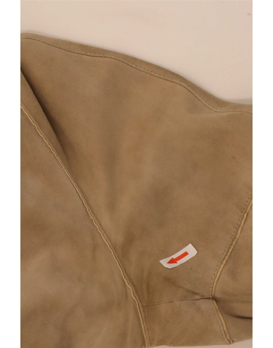 Jachetă vintage pentru bărbați reversibilă din piele intoarsa IT 48 Medium Beige Piele