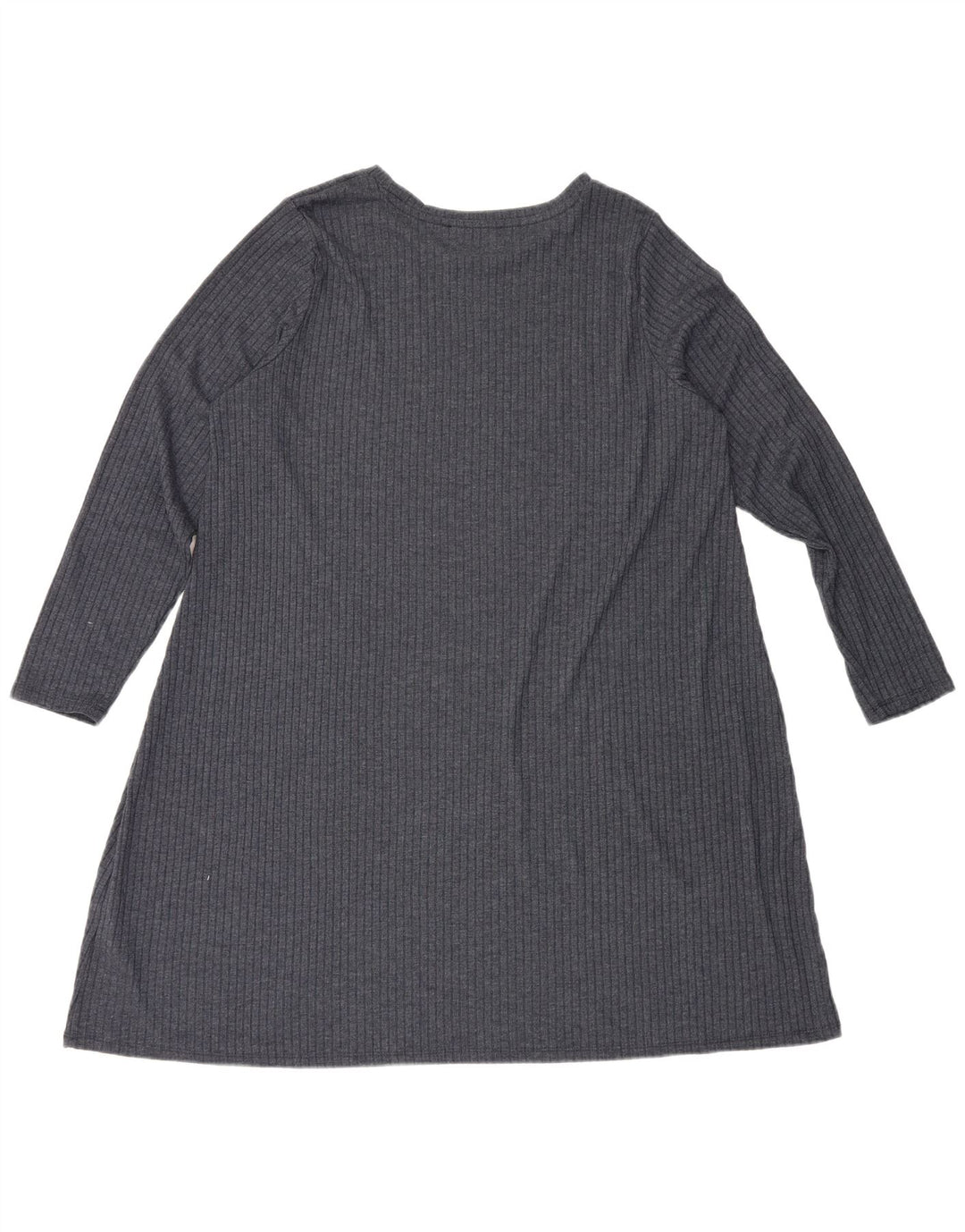 Rochie de bază cu mânecă lungă pentru femei Marks & Spencer UK 20 2XL Bleumarin