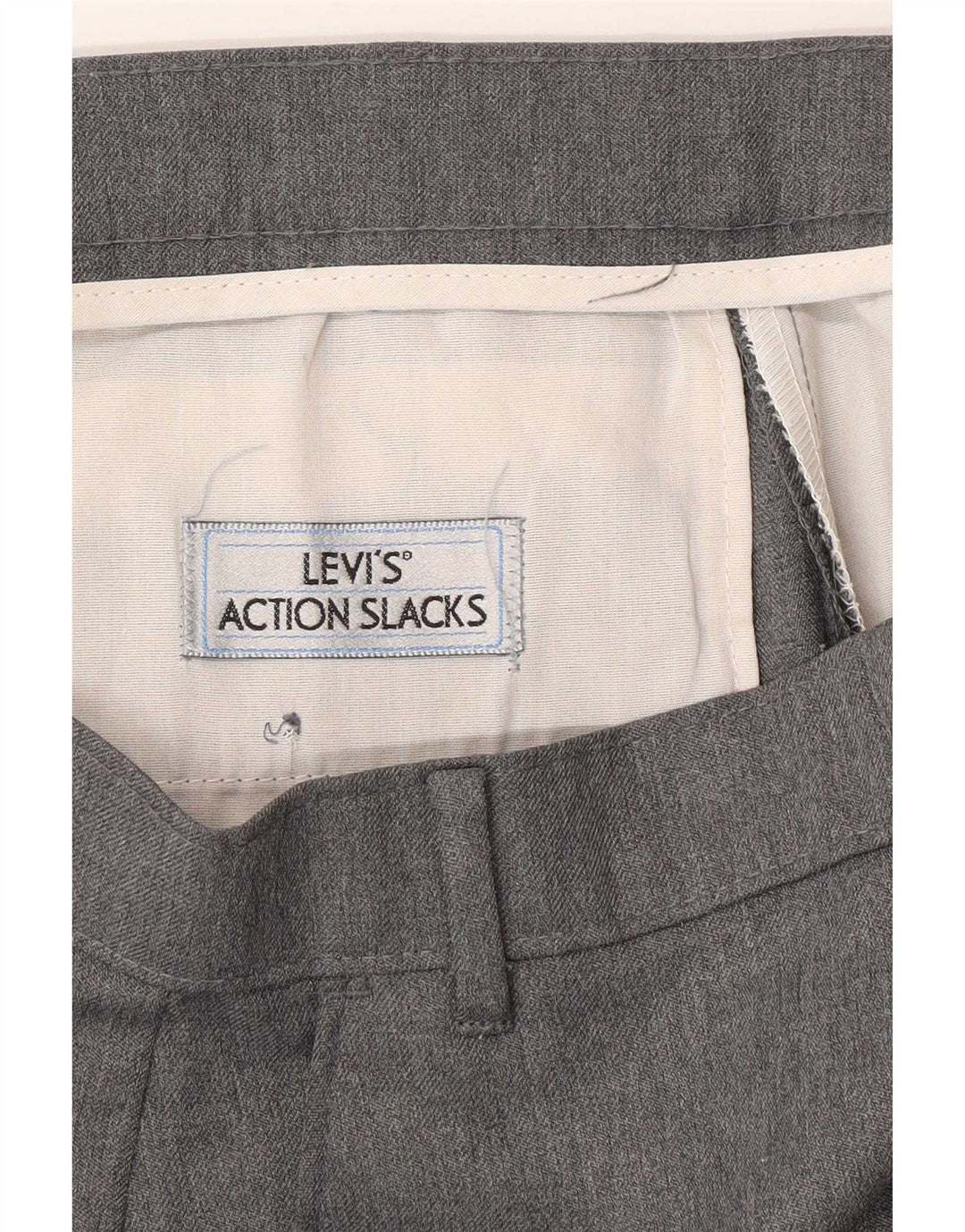 Pantaloni chino drepți pentru bărbați Levi's W38 L29 poliester gri