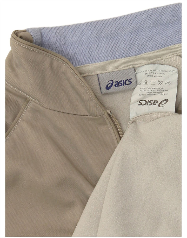 Jachetă de trening pentru femei Asics UK 14 Medium Kaki Poliamidă