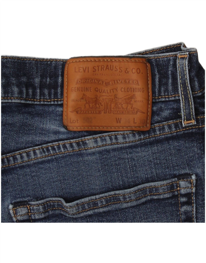 Blugi conici pentru bărbați Levi's 502 W34 L30 albastru