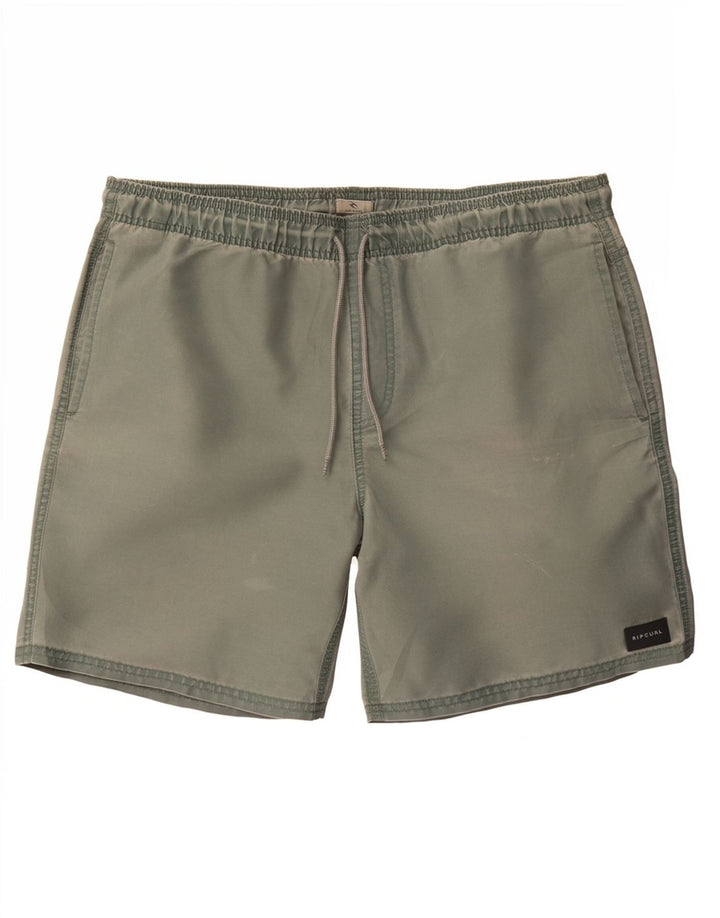 Pantaloni scurți de înot Rip Curl pentru bărbați, poliester verde mediu