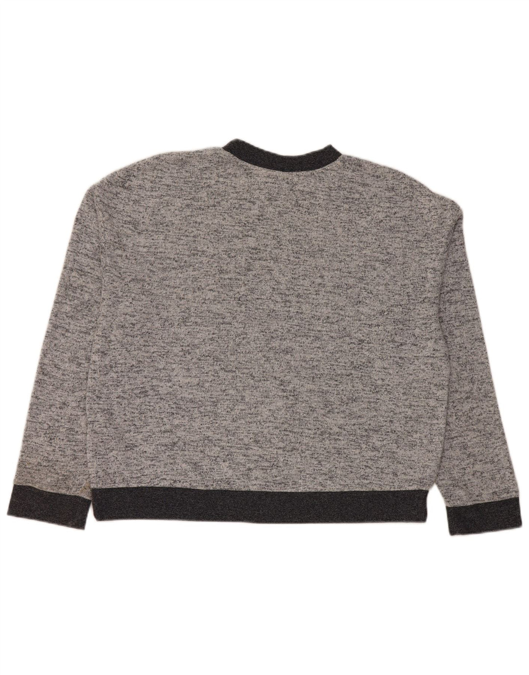 Pulover Topshop pentru femei cu decolteu triplu UK 12 Medium Gri Pete