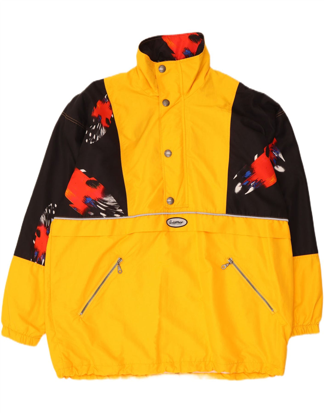 Jachetă Anorak Loffler pentru bărbați UK 42 XL Galben din poliamidă color bloc