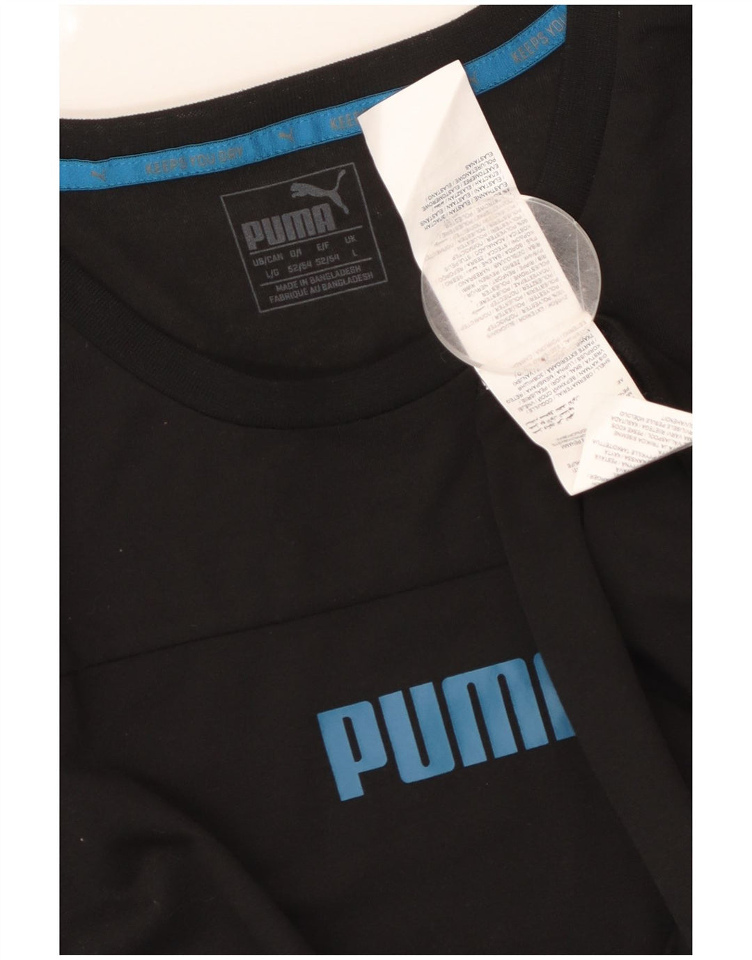 Tricou pentru bărbați PUMA Top mare poliester negru