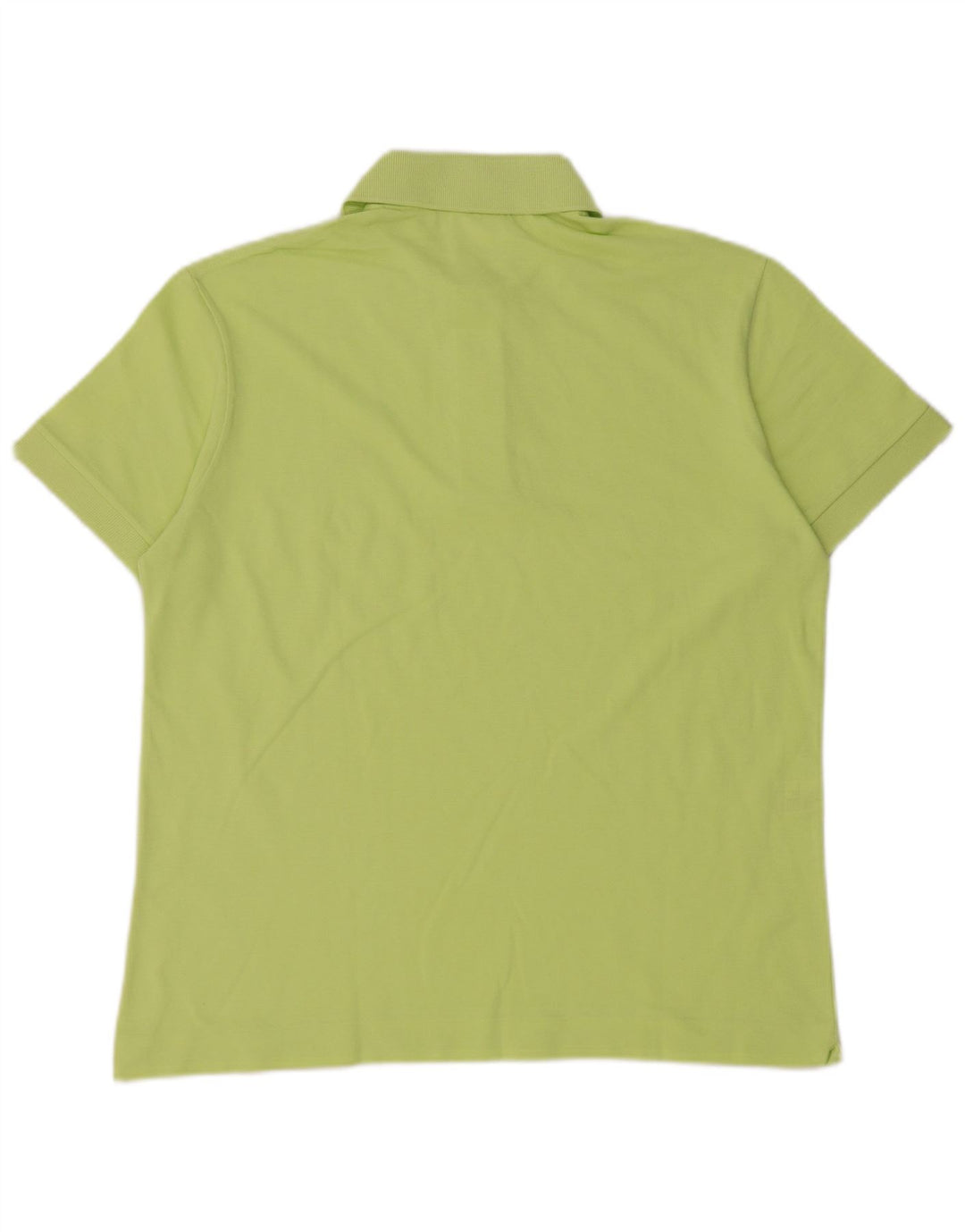 Tricou polo Lacoste pentru bărbați, mărimea 4, bumbac verde mediu