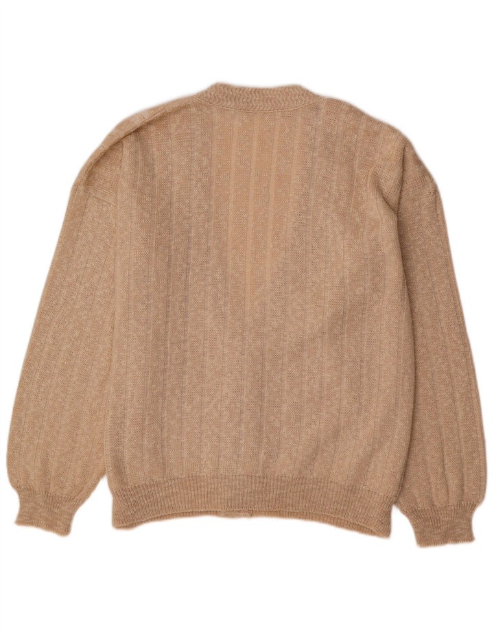 Pulover cardigan pentru bărbați PERTH IT 54 XL Lână bej