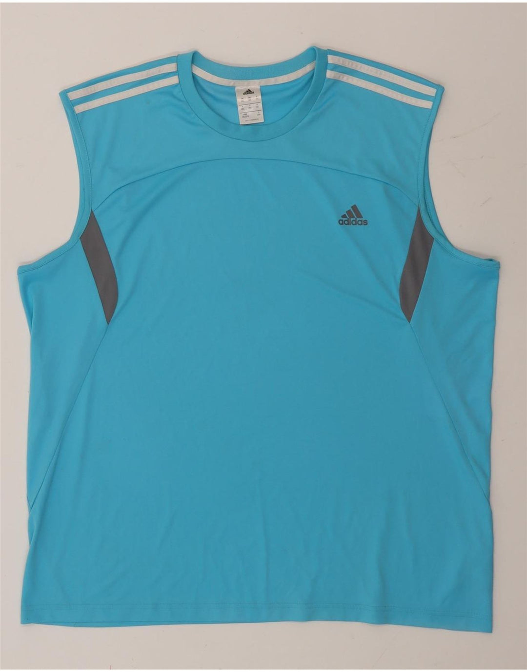 Vestă pentru bărbați Adidas Top 2XL, albastru, poliester color bloc