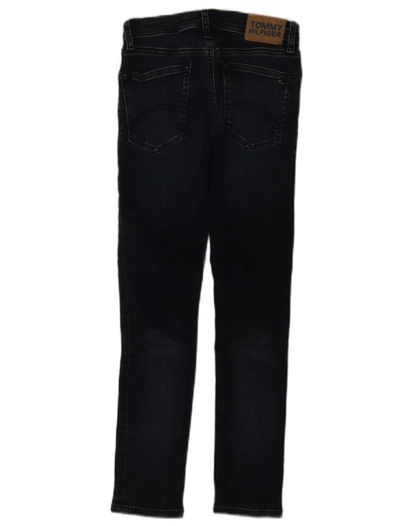 Tommy Hilfiger Boys Skinny Jeans 9-10 Years W22 L24 Navy Blue Cotton