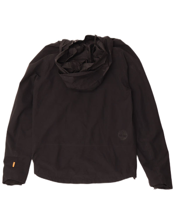 Jachetă de ploaie cu glugă pentru bărbați Timberland UK 36 Poliester negru mic