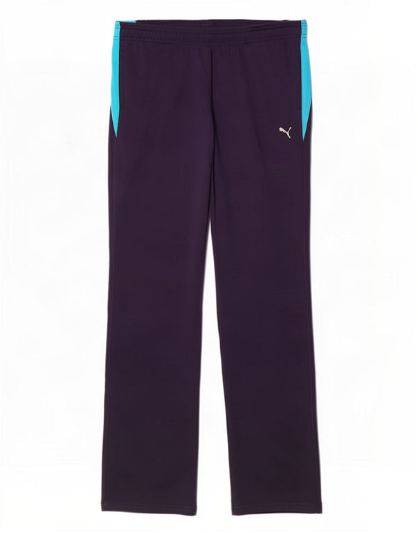 Pantaloni de trening Puma pentru femei UK 14, mari, bleumarin, color block
