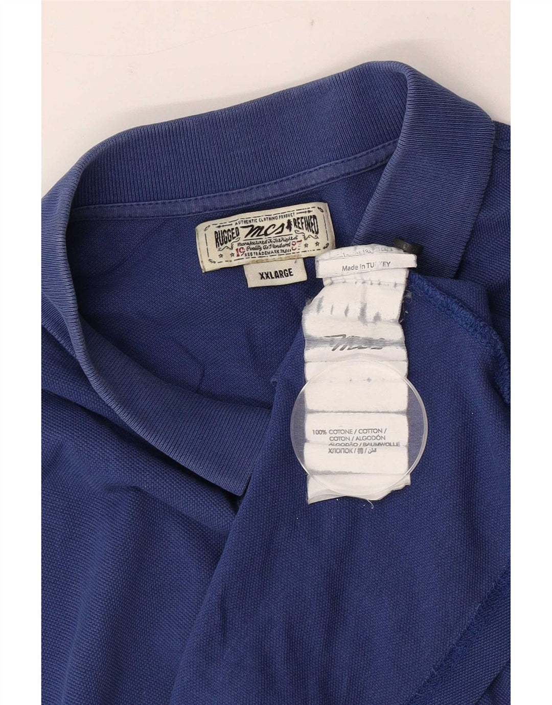 Tricou polo Marlboro Classics pentru bărbați 2XL, bumbac albastru
