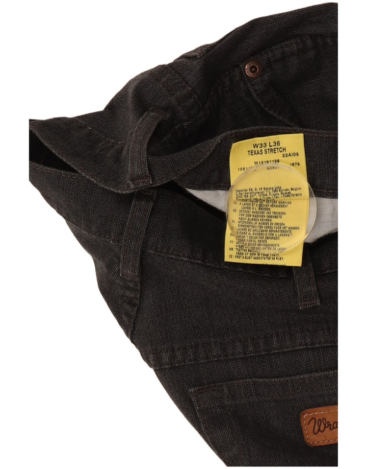 Pantaloni casual drepti Wrangler pentru bărbați Texas Stretch W33 L36 bumbac gri