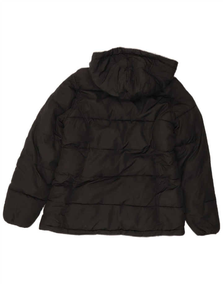 Jachetă căptușită cu glugă Reebok pentru femei UK 10 Small Black