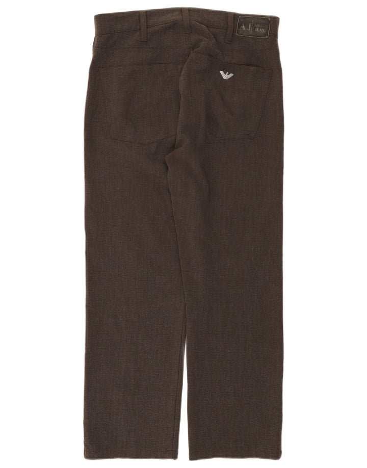 Pantaloni casual drepti pentru femei Armani W31 L26 maro