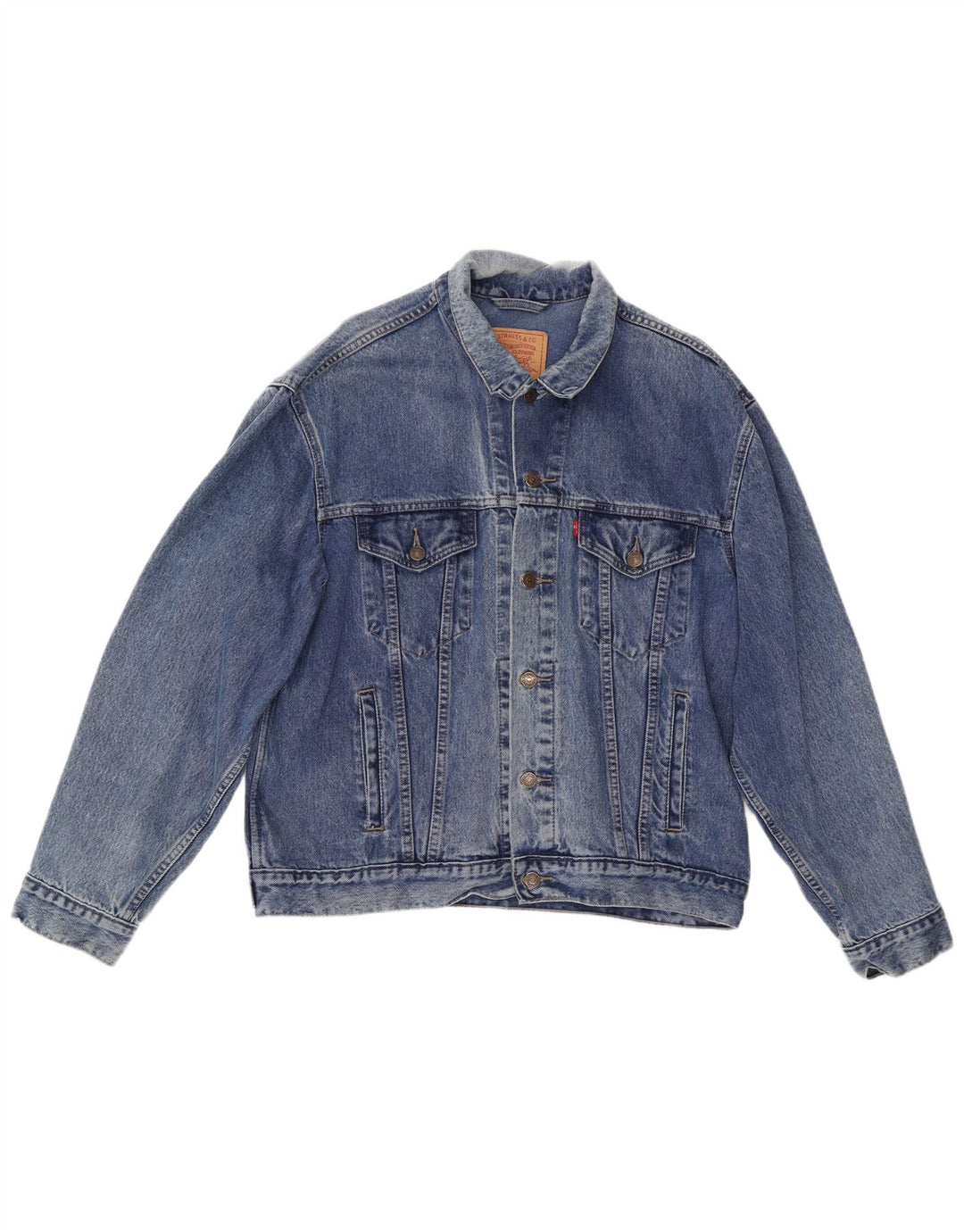 Jachetă de blugi pentru bărbați Levi's UK 42 XL Albastru