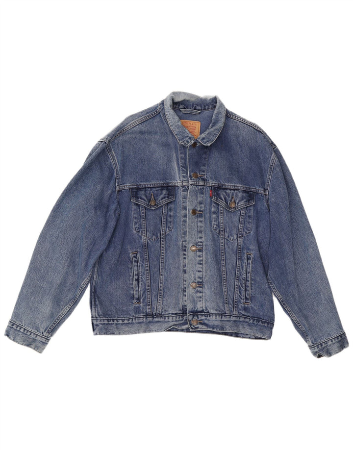 Jachetă de blugi pentru bărbați Levi's UK 42 XL Albastru